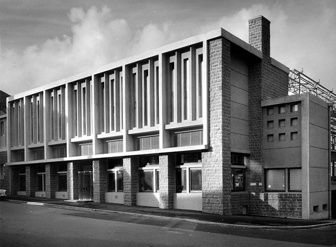 1964 - Bibliothèque extérieur 