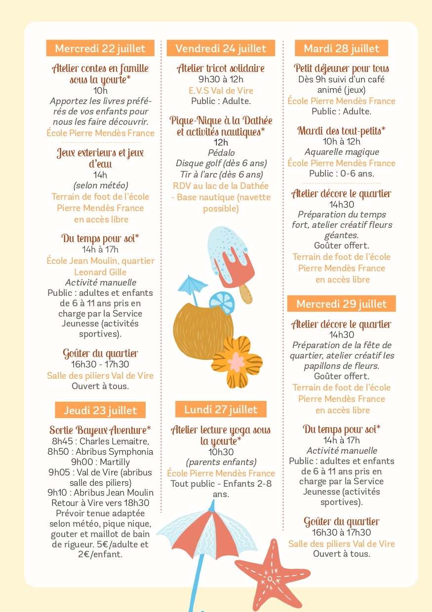 4 LFP été 2026