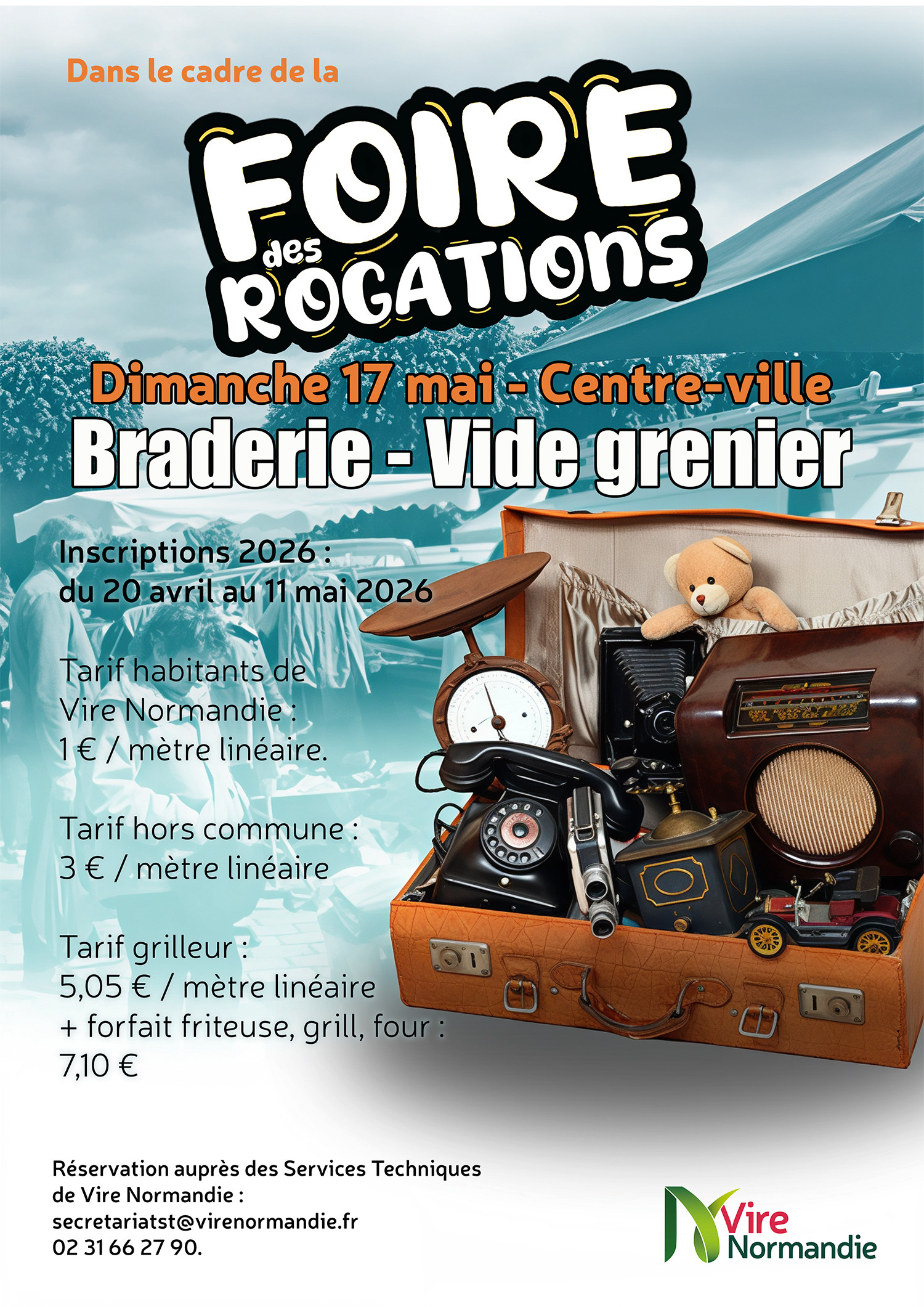 Affiche Braderie Vide Grenier 17052026