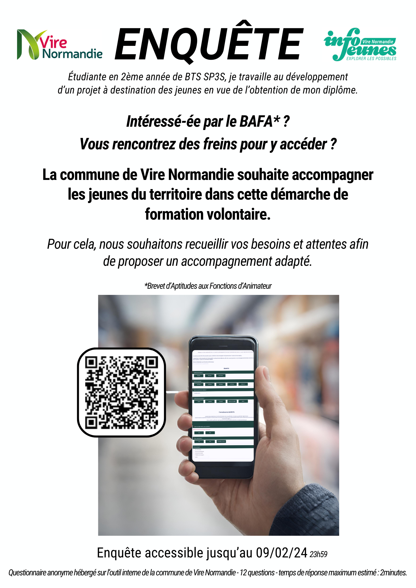 Affiche Enquête BAFA