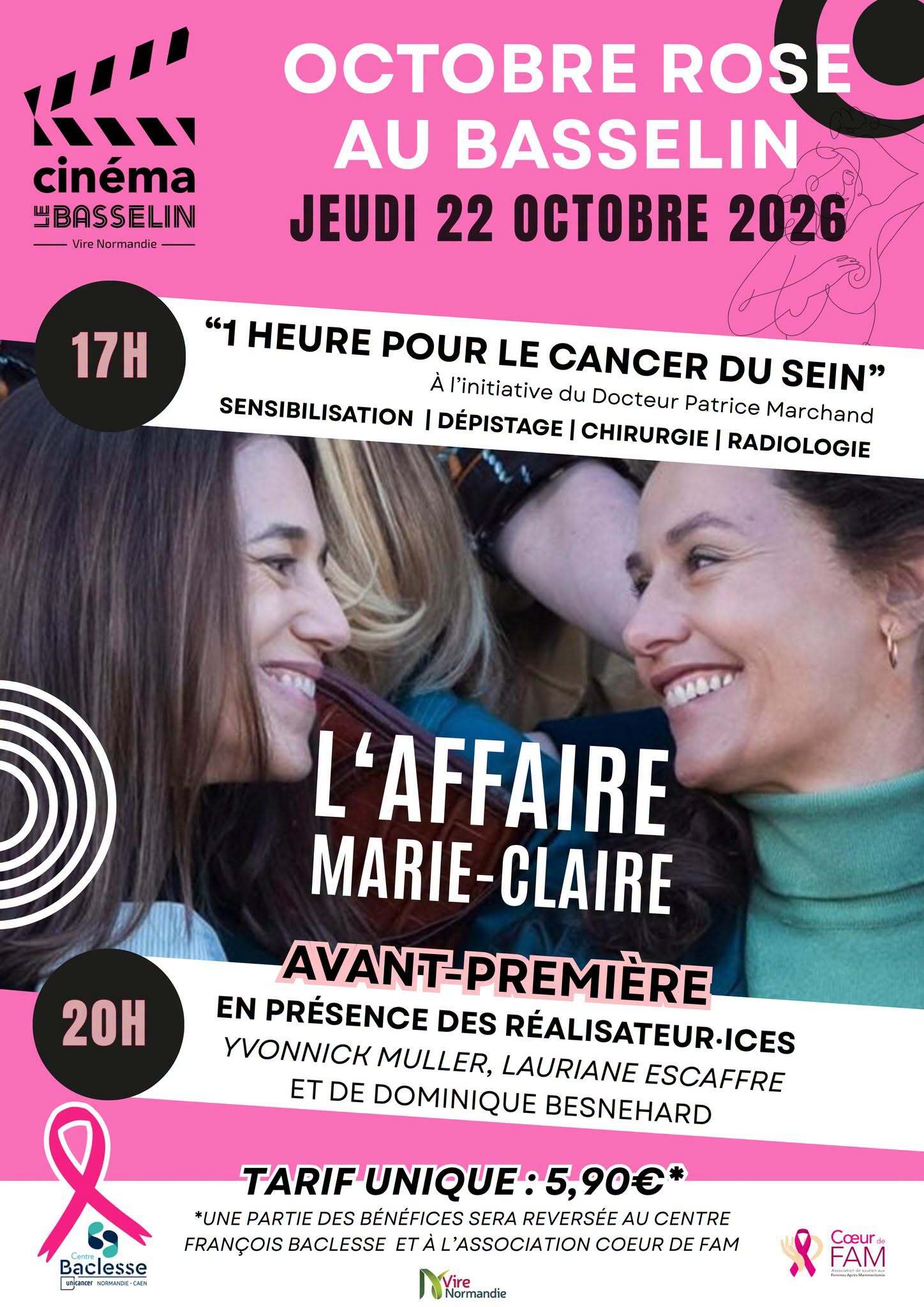 Affiche Octobre Rose au Basselin 22102026