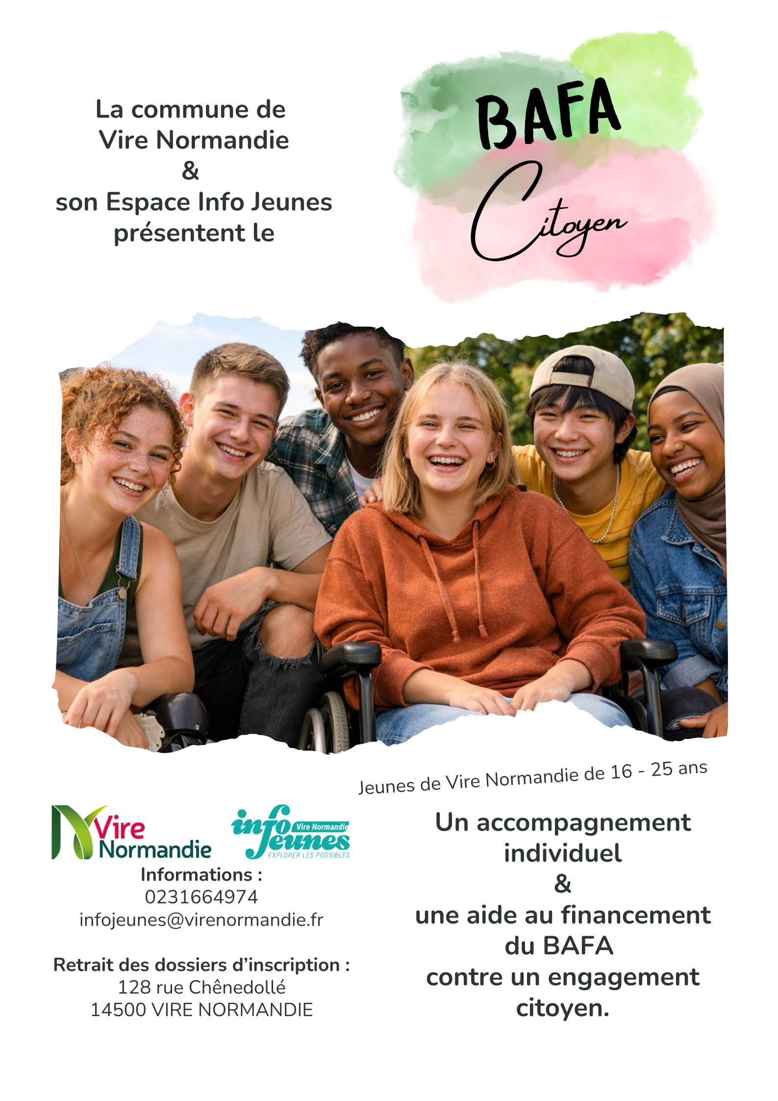 BAFA Citoyen - flyer 2026 jeunes - recto