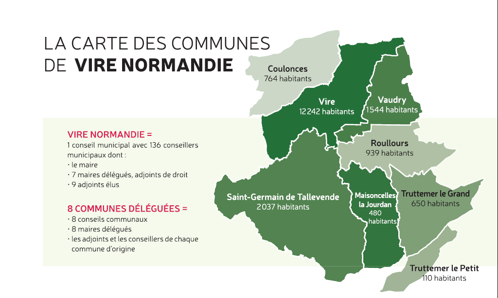 carte Vire Normandie