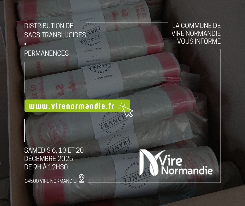 COM distribution sacs translucides samedis Déc 2025