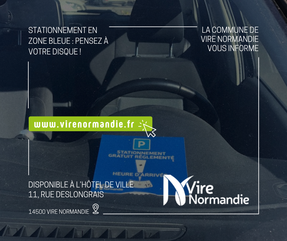 COM Stationnement zone bleue disque 06032026