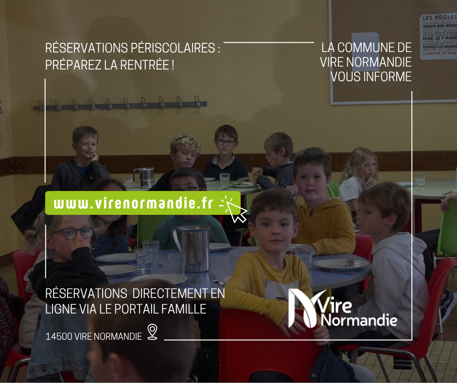 Communication inscription cantine et périscolaire rentrée 2026