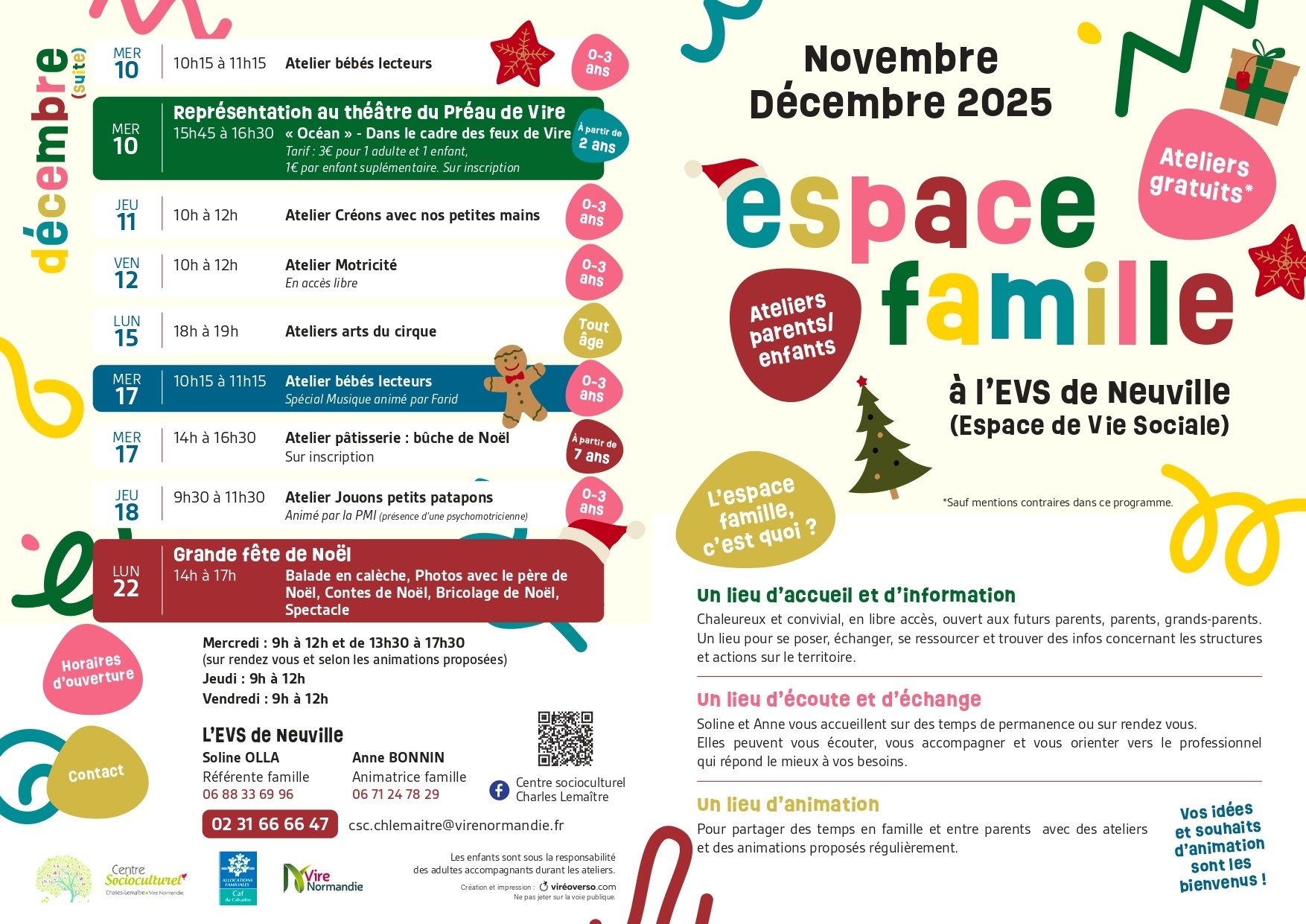 Flyer ESPACE FAMILLE CSCL NovDec2025 RECTO