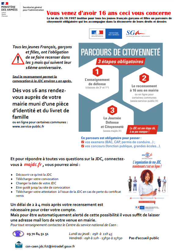 infos Parcours Citoyenneté