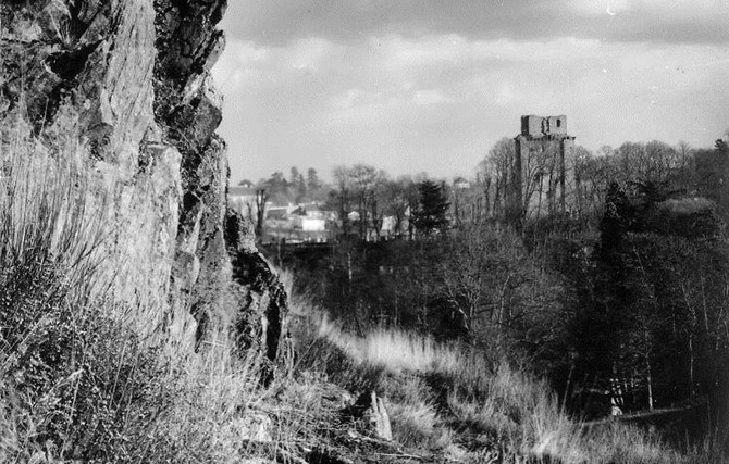 Le Château vu des Rames 