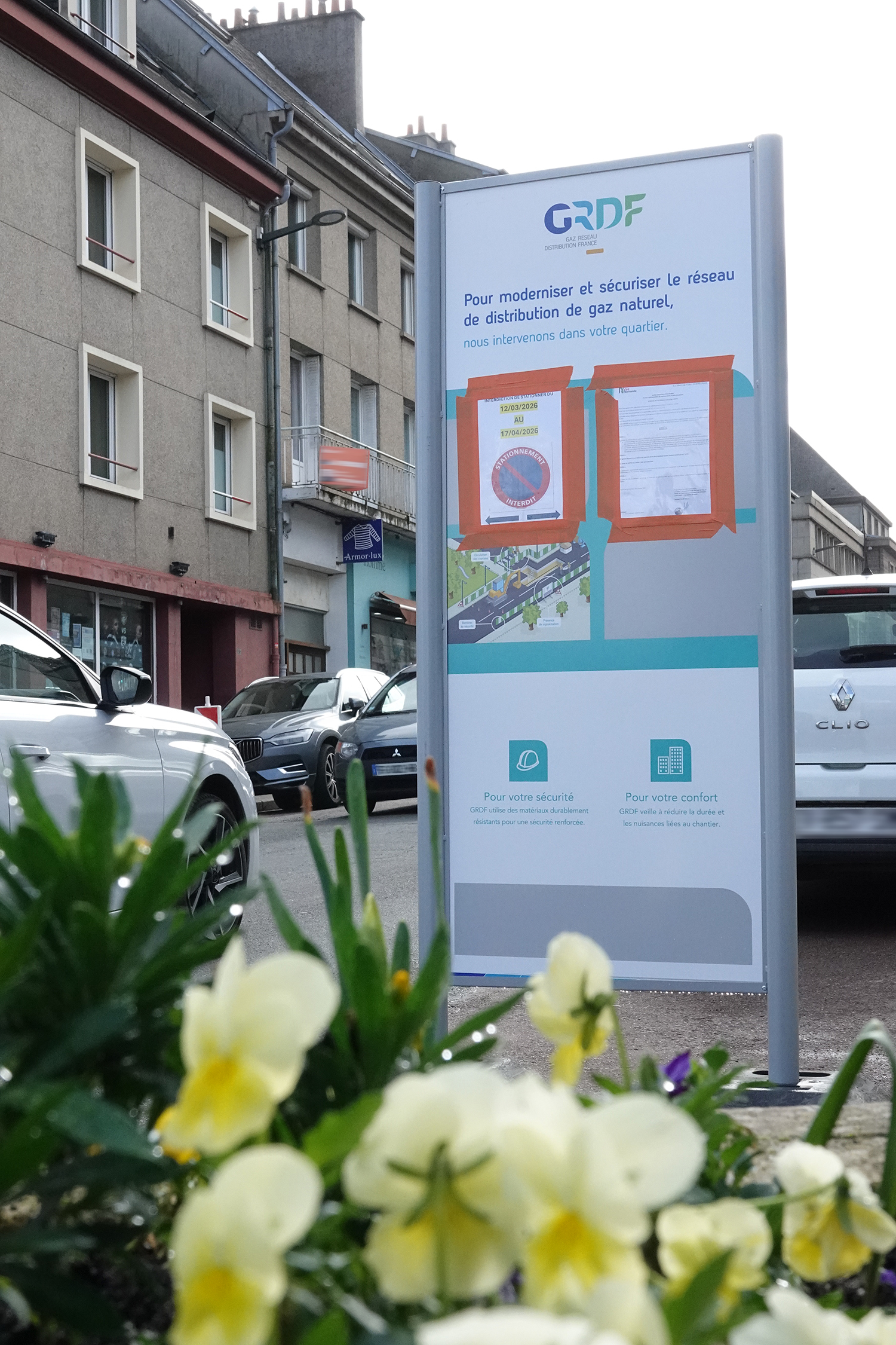 Photo travaux rue Général Leclerc Mars 2026