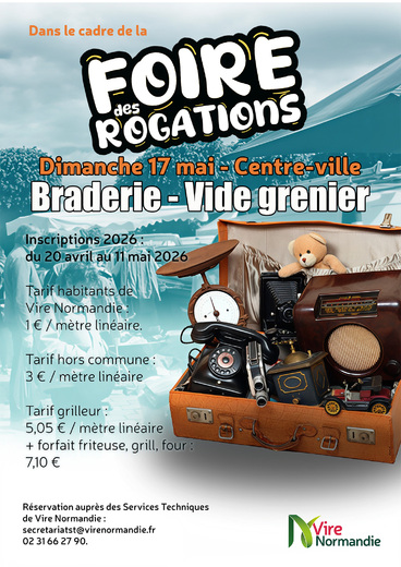 Affiche Braderie Vide Grenier 17052026