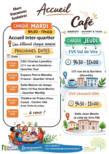 Affiche évolution accueil café CentreSocioCulturel CL 03032026