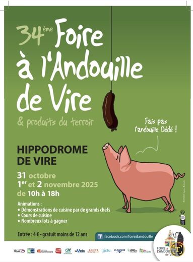 Affiche Foire à l'andouille de Vire 2025