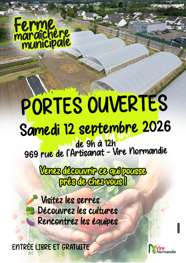 Affiche V2 portes ouvertes serrres maraîchères 12092026