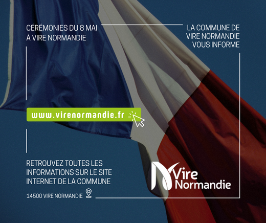 Cérémonies du 8 mai 2026 Vire Normandie