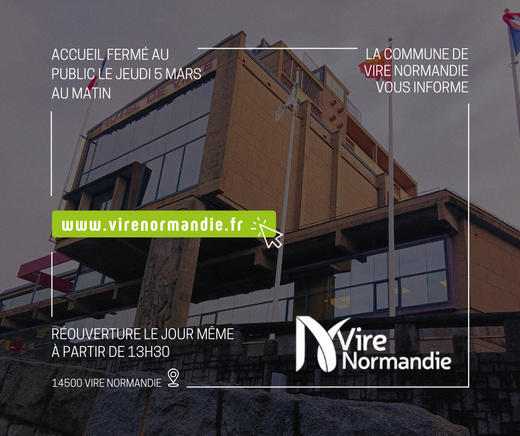 COM fermeture hôtel de ville 05022026