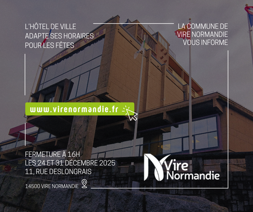 COM Fermeture mairie 16h les 24 et 31 déc 2025