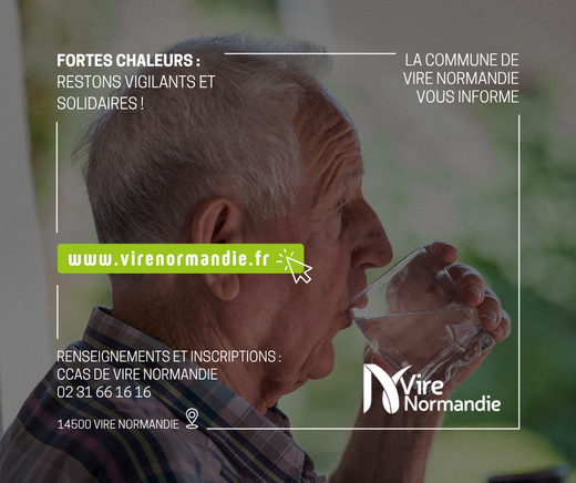 Com' Fortes chaleurs CCAS Vire Normandie 18062026