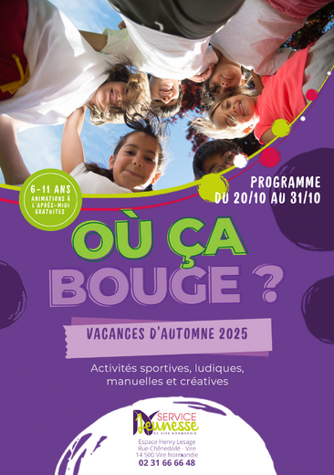 Programme Où ça Bouge - Automne 2025