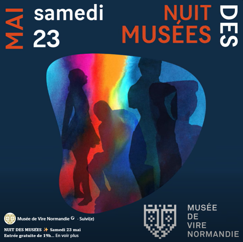 Visuel Nuit des Musées Vire Normandie Mai 2026